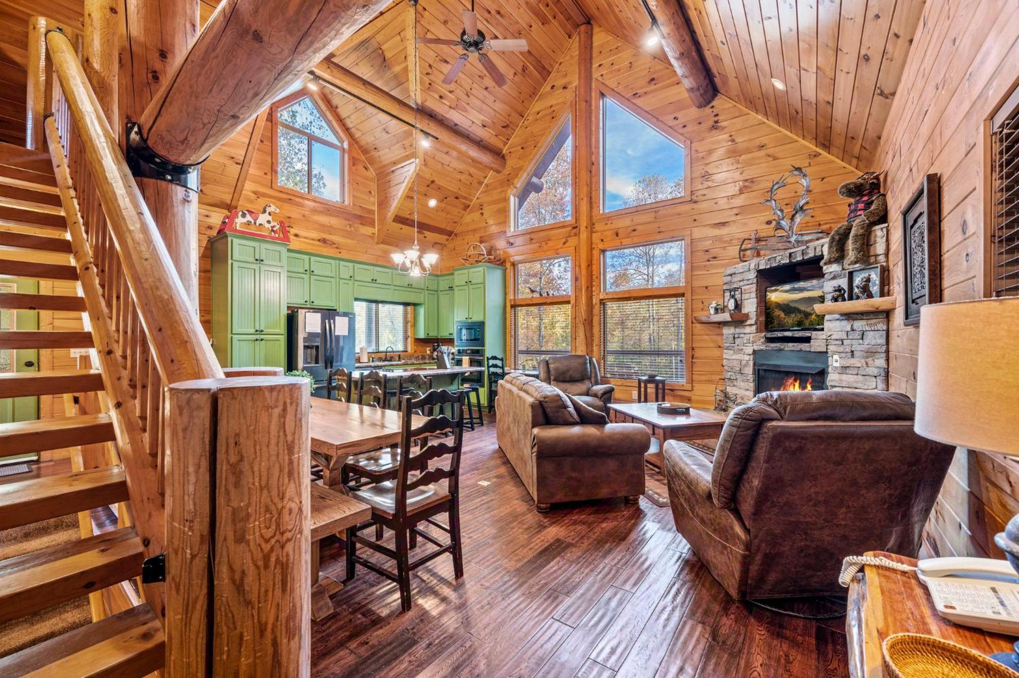 Relaxation Retreat - Large Family Cabin - Wifi, Fire Pit, Game Room With Pool Table And More Sevierville Exterior foto