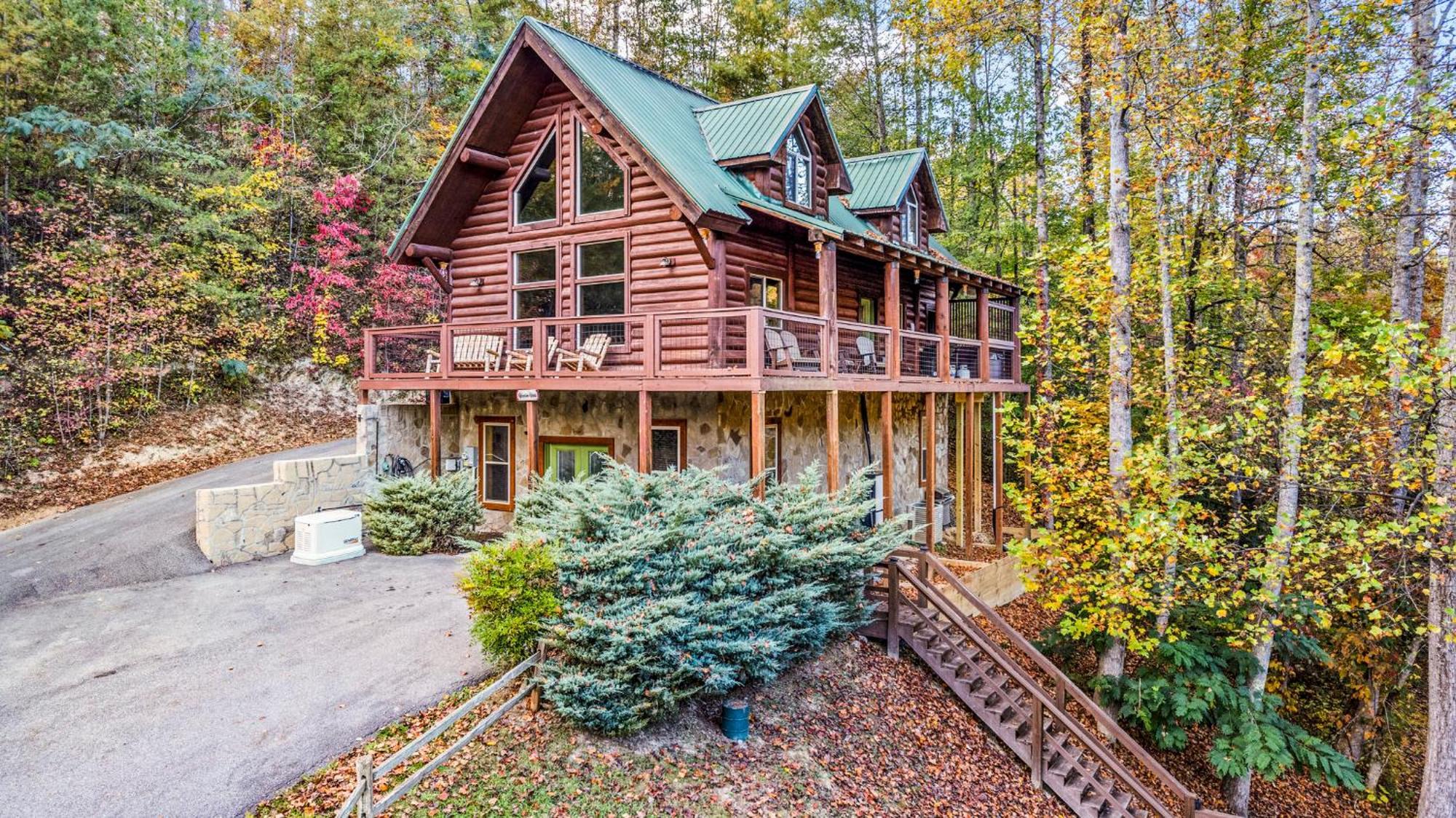 Relaxation Retreat - Large Family Cabin - Wifi, Fire Pit, Game Room With Pool Table And More Sevierville Exterior foto