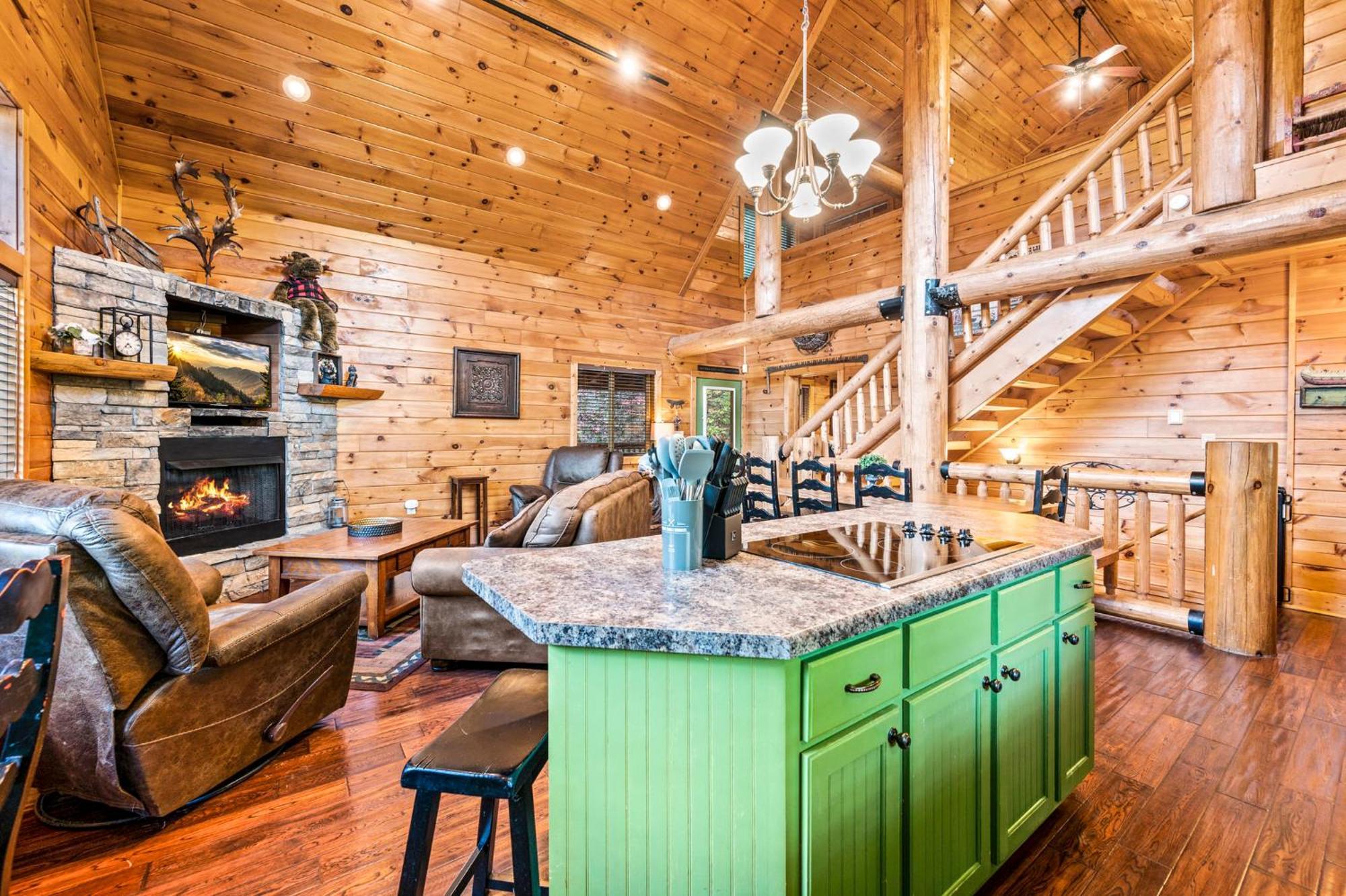 Relaxation Retreat - Large Family Cabin - Wifi, Fire Pit, Game Room With Pool Table And More Sevierville Exterior foto